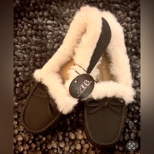 Brand New Alexis Bendel Comfort Dorthy Luxury Flats with Fur Loafers/Shoes 7.5